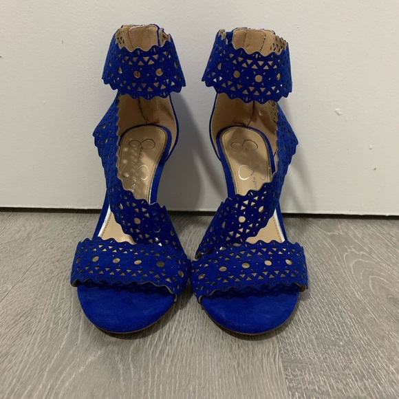 Jessica Simpson Shoes - 🌟 Blue Jessica Simpson Heel